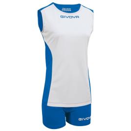 Givova Conjunto Piper S White / Light Blue