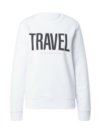 EINSTEIN & NEWTON Sweatshirt 'Travel'  branco / preto