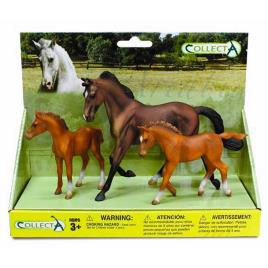 Collecta Do Set 3 Peça Cavalos Sobre Plataforma Figura 3-6 Years Multicolor