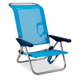 Solenny Cadeira Dobrável Baixa 83x77x60cm One Size Blue