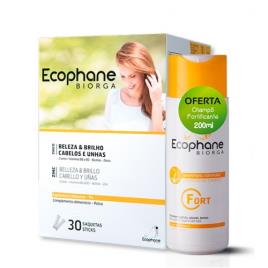Ecophane Biorga Suplemento Alimentar 30 Saquetas + OFERTA Shampoo Fortificante 200ml