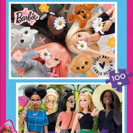 Educa Borras Puzzles 2x100 Barbie One Size Multicolor