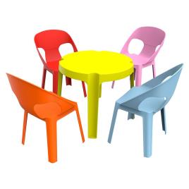 Garbar Mesa E Rita 5 4 Cadeiras Definir One Size Multicolour