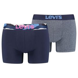 Levi´s ® Slip Boxer Printed Waistband 2 Pares S Navy / Pink