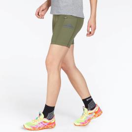 Nike Trail - Caqui - Calções Running Mulher
