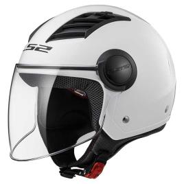 Ls2 Capacete Jet Of562 Airflow Long 2XS Gloss White