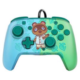 Pdp Nintendo Switch Controller Faceoff Deluxe Animal Crossing One Size Green / Blue