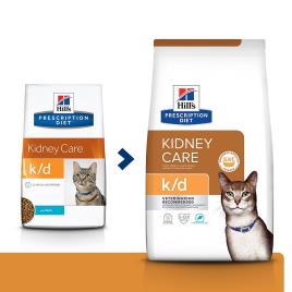 Hill's Prescription Diet k/d Kidney Care com atum ração para gatos  - Pack económico: 3 x 3 kg