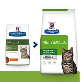 Hill's Prescription Diet Metabolic ração para gatos - 12 kg