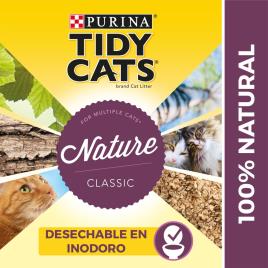 Purina Tidy Cats Nature Classic areia aglomerante para gatos - 30 l
