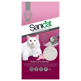 Sanicat Rose D'oriente areia aglomerante para gatos - 8 l