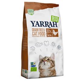 Yarrah Bio sem cereais com frango e peixe biológicos - 2,4 kg
