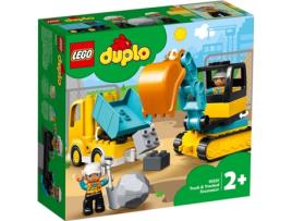 LEGO Camião e Escavadora de Lagartas (Idade Mínima: ?2 Anos - 20 Peças)