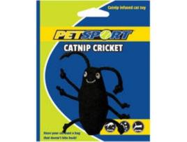 Peluche para Gato  Catnip Cricket Preto
