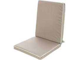 Almofada para Cadeira  (Cinzento - Poliéster - 90x40x4 cm)