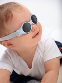 Óculos de sol BEABA para bebé, de 0 a 9 meses azul claro liso