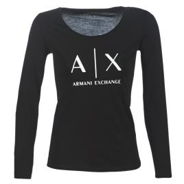 Armani Exchange  T-shirt mangas compridas 8NYTDG-YJ16Z-1200  Preto Disponível em tamanho para senhora. S,M,L,XL,XS.Mulher > Roupas > T-shirt mangas compridas