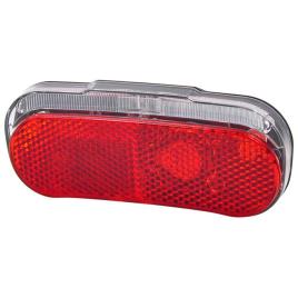 Oxford Luz Traseira Bright E-carrier 80 Mm One Size Red