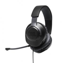 Auscultadores Gaming c/ fio JBL Quantum 100 Over Ear BLACK