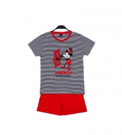 Disney para criança. Minnie Sailor pijama marinho, vermelho Disney