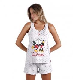 Disney para mulher. M&M Love pyjamas grey Disney