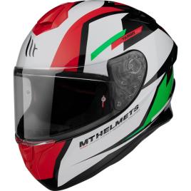 Mt Helmets Capacete Integral Targo Pro Sound M Gloss Pearl / Green