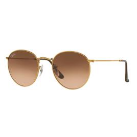 Ray-ban Óculos de sol unisexo RB 0RB3447 9001A5 T50 ROUND METAL PINK GRADIENT BROWN (SHINY LIGH