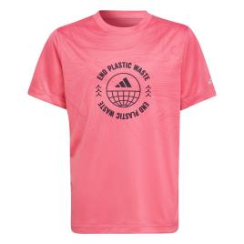 Adidas Camiseta De Manga Curta U Rfto 7-8 Years Pink