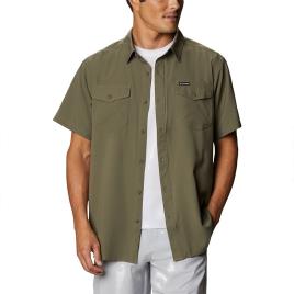 Columbia Utilizer Ii Solid Short Sleeve Shirt Verde S