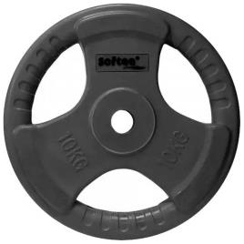Softee Rubber Coated Weight Plate 10 Kg  10 kg