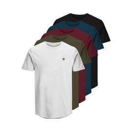 Jack & Jones Labody Short Sleeve Crew Neck T-shirt 5 Units Colorido XS
