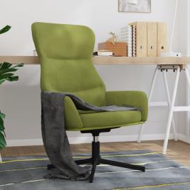 vidaXL Cadeira de descanso veludo verde-claro