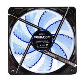 Ventilador de Caixa NOX NXCFAN120LBL Cool Fan 12 cm LED Azul