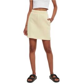 Urban Classics Organic Terry High Waist Mini Skirt Amarelo 3XL