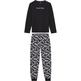 Calvin Klein Knit Set Pyjama Preto 10-12 Years