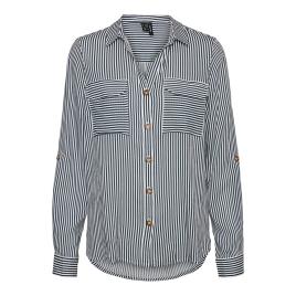 Vero Moda Bumpy New Long Sleeve Shirt Cinzento XS
