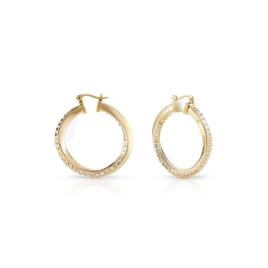 Guess Hoops Don´t Lie Jube01486jwygt Earrings Dourado
