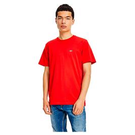 Tommy Jeans Classic Jersey Short Sleeve Crew Neck T-shirt Vermelho M