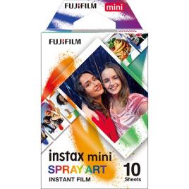 Filme Colorido Fujifilm para Instax Mini Link Spray Art WW1
