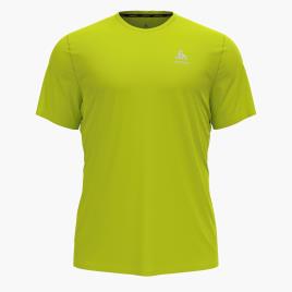 Odlo Essential Flyer - Verde - T-shirt Running Homem tamanho S