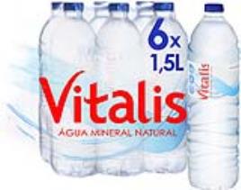Água Vitalis Mineral 6x1.5l