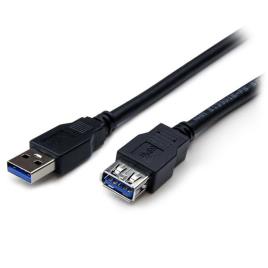 Cabo USB A 3.0 Macho - Fêmea Preto (1 m) - TARTECH