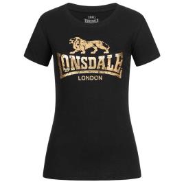 Lonsdale Bantry Short Sleeve T-shirt Preto L