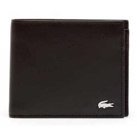 Lacoste Fg Large Billfold And Coin Preto