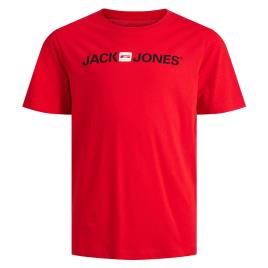 Jack & Jones Corp Logo Short Sleeve Crew Neck T-shirt Vermelho 8 Years