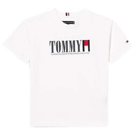Tommy Hilfiger Kids Graphic Short Sleeve Shirt Branco 16 Years