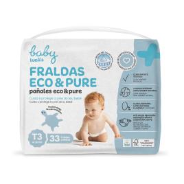Fraldas Eco & Pure T3 Wells