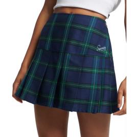 Superdry Vintage Check Pleat Mini Skirt  M