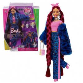 Barbie Extra Blue Leopard Tracksuit Doll Roxo