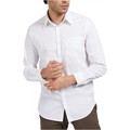Guess  Camisas mangas comprida M1RH20 WDRG1  Branco Disponível em tamanho para homem. EU XXL,EU M,EU L,EU XL.Homem > Roupas > Camisas mangas compridas